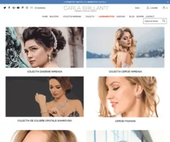 Carlabrillanti.ro(Bijuterii Cristale Swarovski) Screenshot