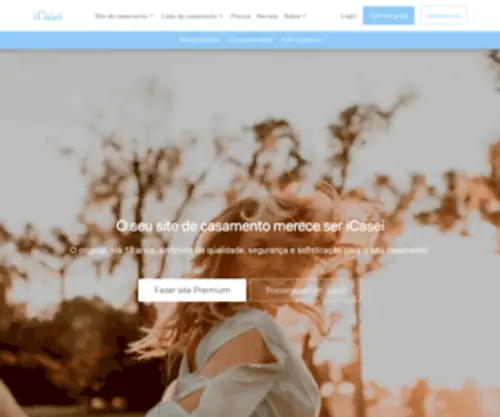 Carlaethiago.com(ICasei: Há 13 anos o melhor Site de Casamentos do Brasil) Screenshot
