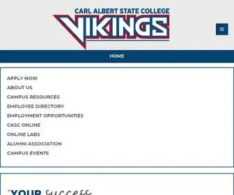 Carlalbert.edu(Carl albert state college) Screenshot
