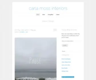 Carlamossinteriors.com(Carlamossinteriors) Screenshot