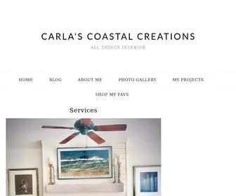 Carlascoastalcreations.com(Carla's Coastal Creations) Screenshot