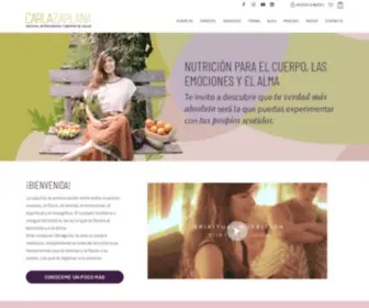 Carlazaplana.com(Alimentación vegetal y filosofía Come Limpio) Screenshot