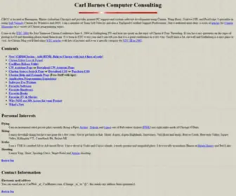 Carlbarnes.com(Carl Barnes Computer Consulting) Screenshot