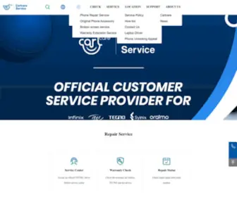 Carlcare.com(Itel, TECNO & Infinix Official Customer Support-Carlcare) Screenshot