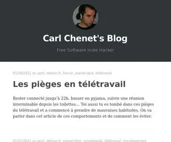 Carlchenet.com(Carl Chenet's Blog) Screenshot