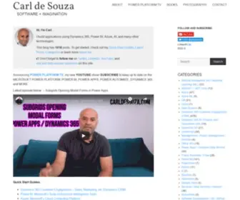 Carldesouza.com(Carl de Souza) Screenshot