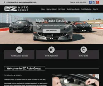 Carleasingez.com(EZ Auto Group of North Hollywood) Screenshot