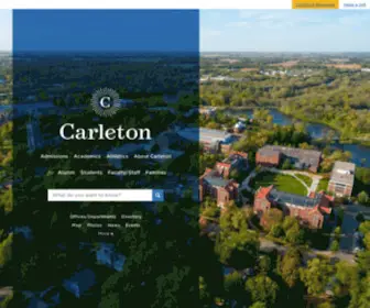 Carleton.edu(Carleton College) Screenshot