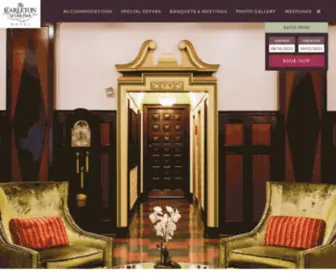 Carletonhotel.com(Carleton of Oak Park Hotel) Screenshot