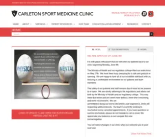 Carletonsportmed.com(Health Medical Clinic WordPress Theme) Screenshot