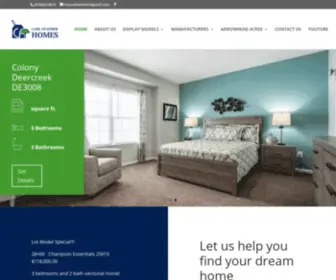 Carlfeatherhomes.com(Manufactured Housing Company) Screenshot