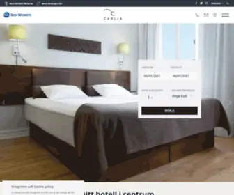 Carlia.com(Boka hotell & konferens i Bohuslän) Screenshot