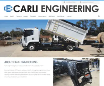 Carliengineering.com.au(Trucks) Screenshot