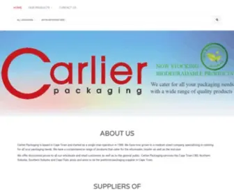 Carlierpackaging.co.za(Carlier Packaging) Screenshot