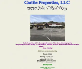 Carliles.net(Carlile Properties) Screenshot