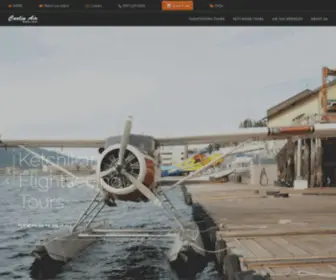Carlinair.com(Ketchikan Floatplane Flightseeing Tours and Air Taxi) Screenshot