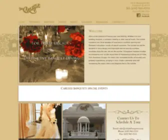 Carlislebanquets.com(Lombard Banquet Halls) Screenshot