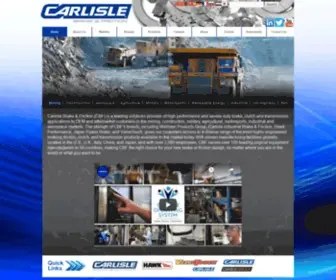 Carlislecbf.com(Brake & Transmission System Solutions) Screenshot