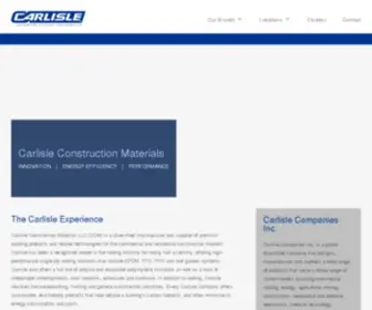 Carlisleconstructionmaterials.com(Carlisle Construction Materials (CCM)) Screenshot