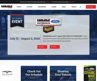 Carlisleevents.com(Carlisle Events) Screenshot