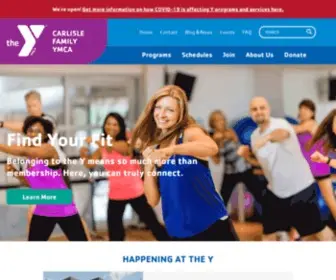 Carlislefamilyymca.org(The Carlisle Family YMCA) Screenshot