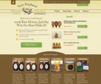 Carlislehoney.com(The Colony MA) Screenshot
