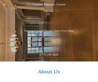 Carlislemeetingspace.com(Carlisle Masonic Center) Screenshot