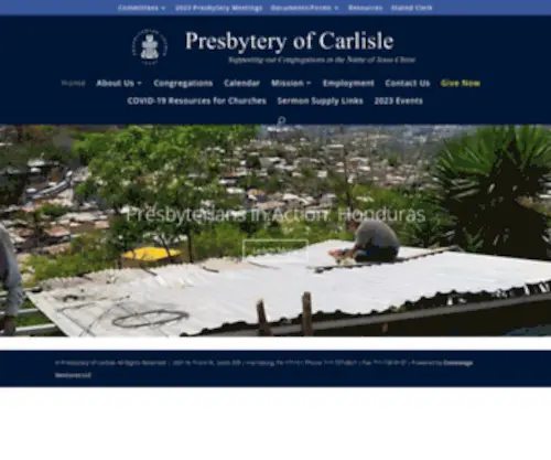 Carlislepby.org(Carlisle Presbytery) Screenshot