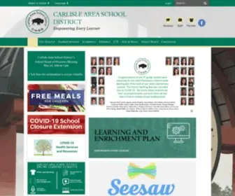 Carlisleschools.org(Carlisle Area School District) Screenshot