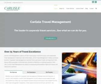 Carlisletravel.com(Carlisle Travel Management) Screenshot