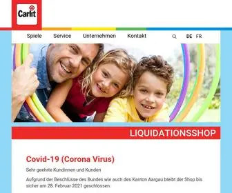 Carlit.ch(Schweizer Spieleverlag mit Sitz in Würenlos) Screenshot