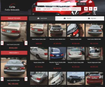 Carlix.com.ng(Carlix Automobile) Screenshot