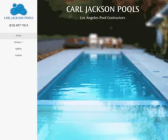 Carljacksonpools.com(Carl Jackson Pools) Screenshot