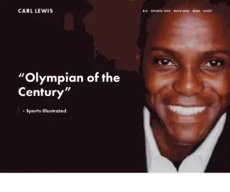 Carllewis.com(Carl lewis) Screenshot