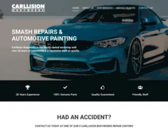 Carllision.com.au(Carllision bodyworks) Screenshot