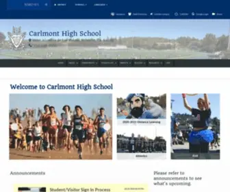Carlmonths.org(Carlmont High School) Screenshot