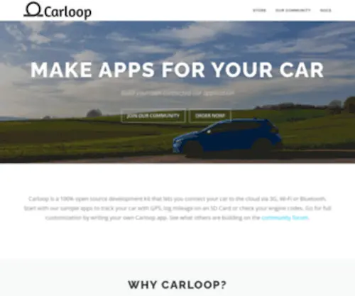 Carloop.io(Make Apps for your Car) Screenshot