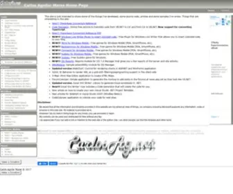 Carlosag.net(Carlos Aguilar Mares) Screenshot