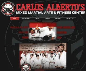 Carlosalbertosmma.com(Carlos Alberto's MMA & Fitness Center) Screenshot