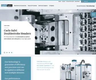 Carlosalvi.it(Highest quality forming machines and precision tools) Screenshot