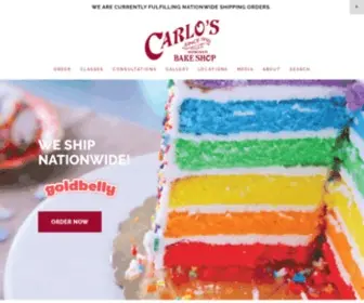 Carlosbakery.com(Carlo's Bakery) Screenshot