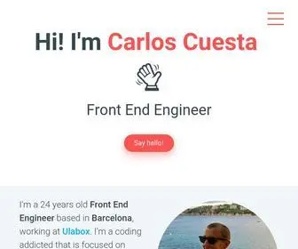 Carloscuesta.me(Carlos Cuesta) Screenshot