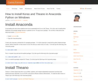 Carlosferreira.com(A blog based on Microsoft Technologies) Screenshot