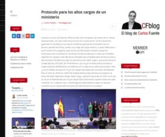 Carlosfuente.es(Protocolo y Eventos Carlos Fuente) Screenshot