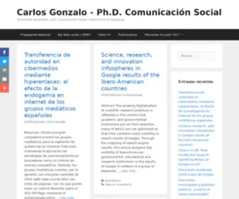 Carlosgonzalo.es(Comunicación Social) Screenshot