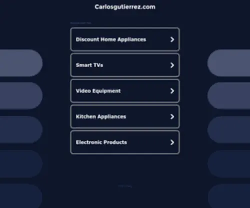 Carlosgutierrez.com(carlosgutierrez) Screenshot