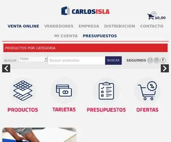 Carlosisla.com.ar(Carlos Isla y Cia) Screenshot