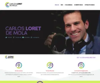 Carlosloret.com(Carlos Loret de Mola Alvarez) Screenshot