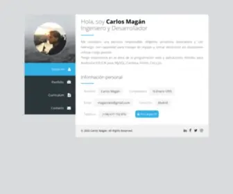 Carlosmagan.com(Carlos Magán) Screenshot