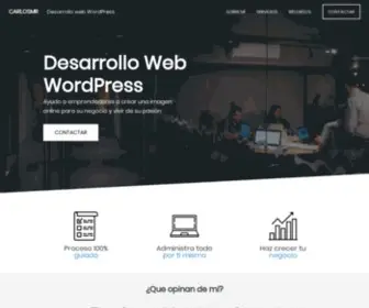 Carlosmr.com(Diseño y desarrollo web especializado en WordPress) Screenshot